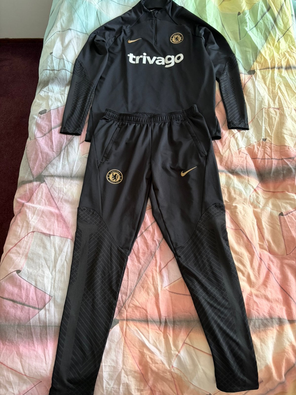 Nike FC Chelsea trainingspak in maat L/M, Kleding | Heren, Maat 48/50 (M), Zwart, Ophalen of Verzenden, Zo goed als nieuw