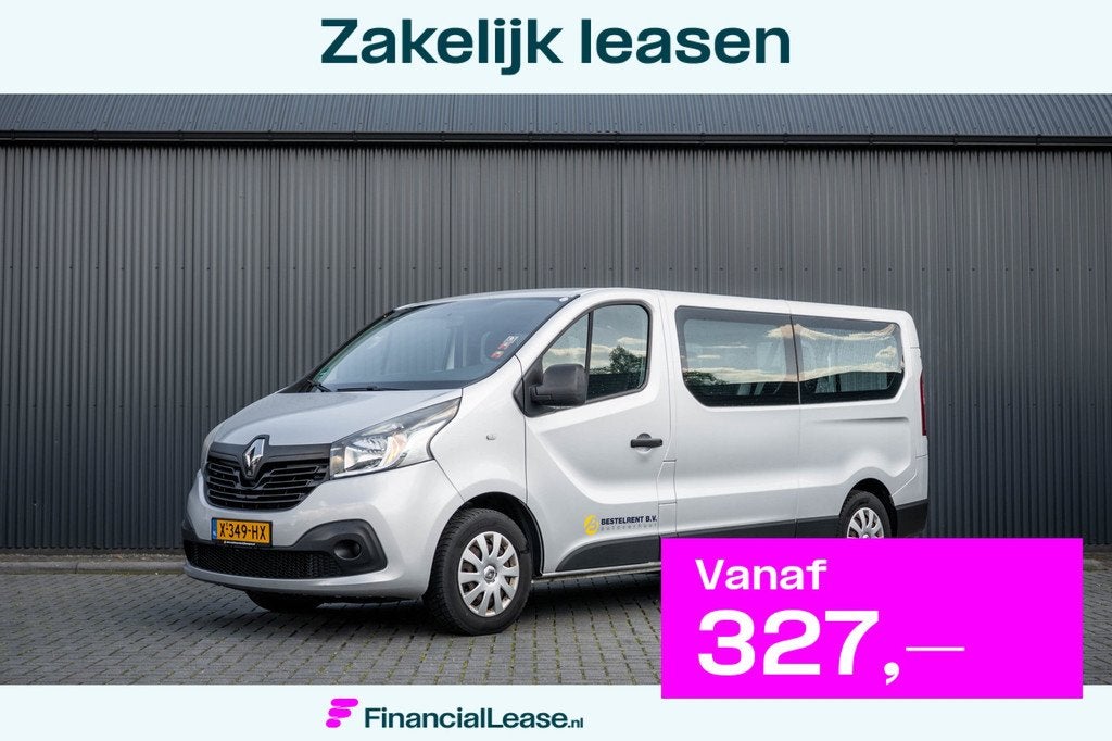 Renault Trafic Passenger *1.6dCi 9-Pers L2H1 | Incl. BPM, BT, Voorwielaandrijving, Stof, Gebruikt, 2000 kg