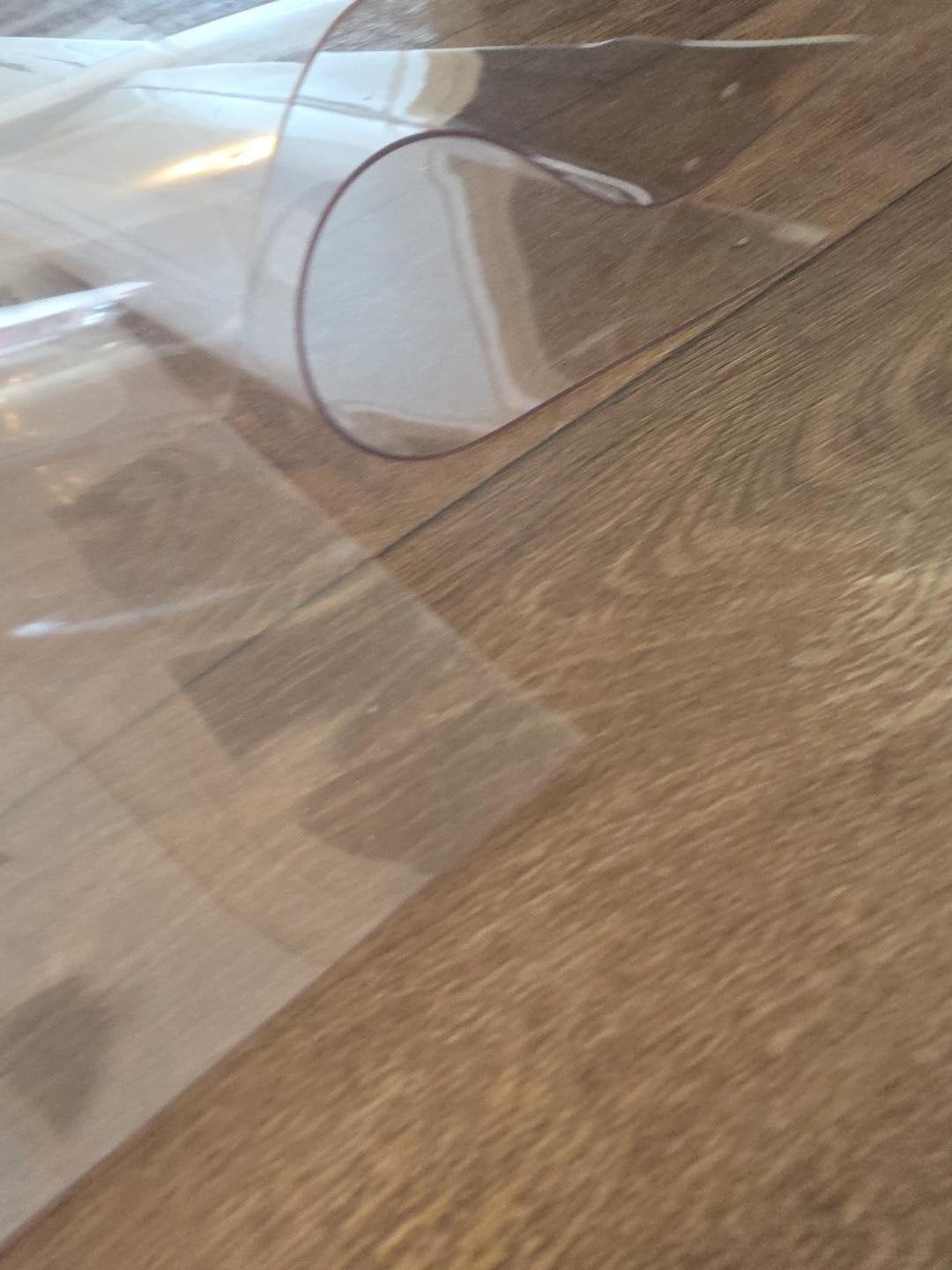 5x transparante dikke tafelbeschermer – 60 x 100 cm, Huis en Inrichting, Stoffering | Vloerbedekking, Ophalen of Verzenden, Gebruikt