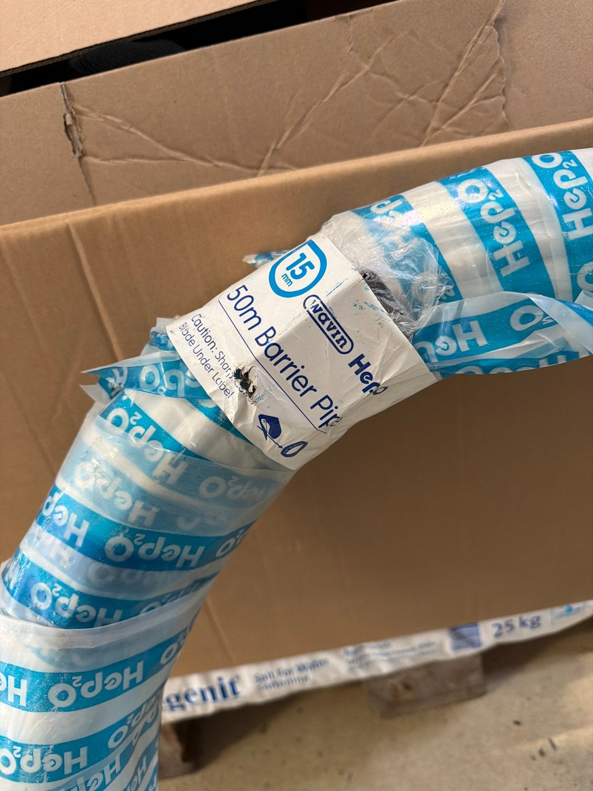 Hep2O Barrier Pijp 15mm x 50m - Nieuw, Overige materialen, Minder dan 20 mm, 6 meter of meer, Nieuw