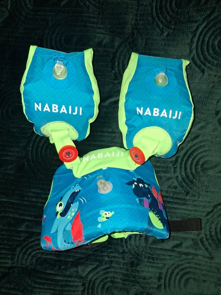 NABAJI Zwemvest voor kinderen - Blauw met draken, Watersport en Boten, Ophalen of Verzenden, Gebruikt, Overige