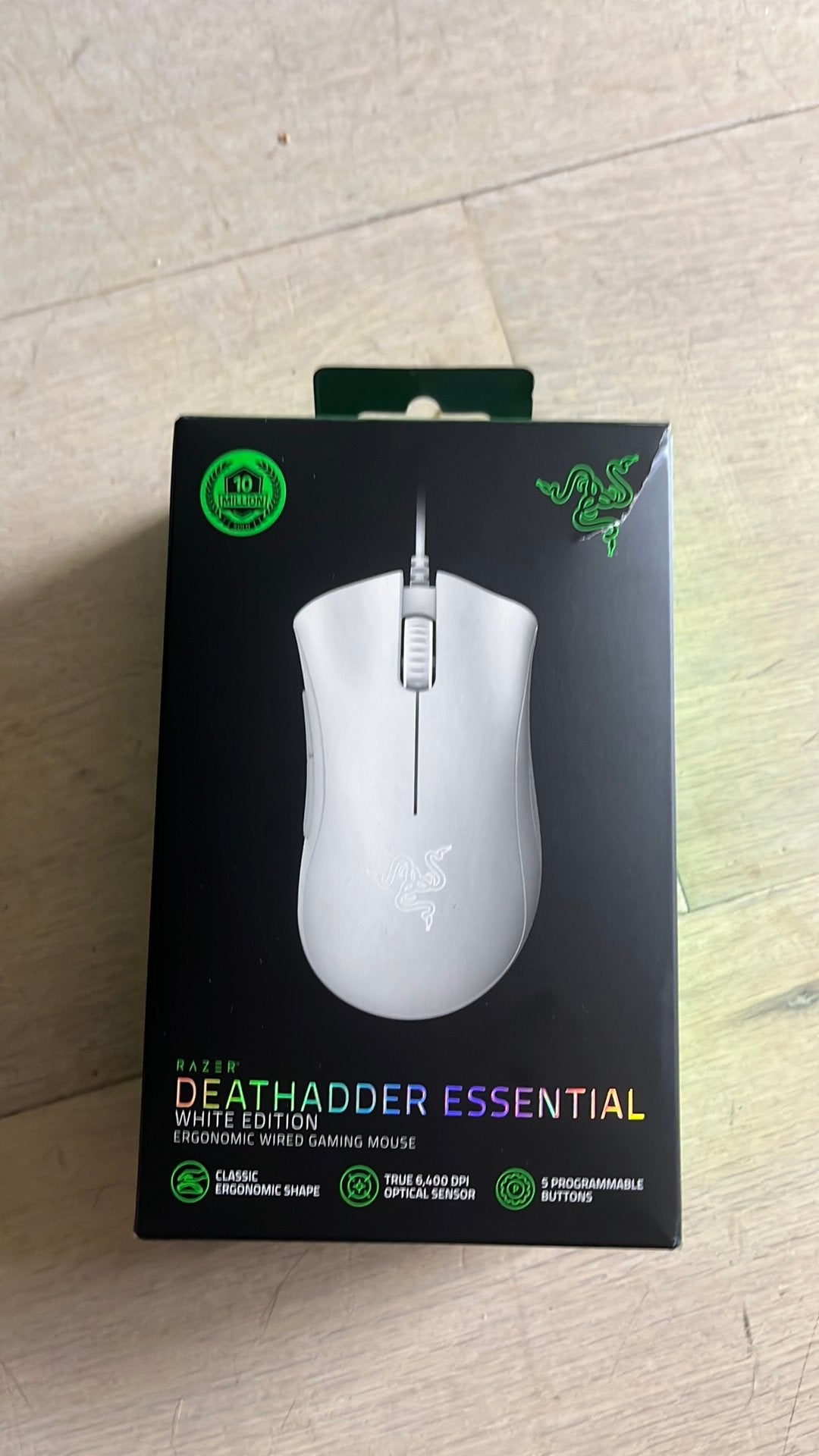 Razer deathadder essential (white edition), Verzenden, Zo goed als nieuw