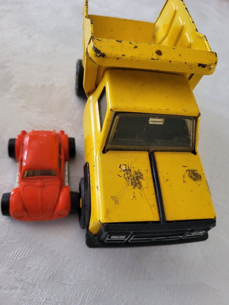 2 miniatuur auto's van Tonka, Ophalen of Verzenden, Gebruikt