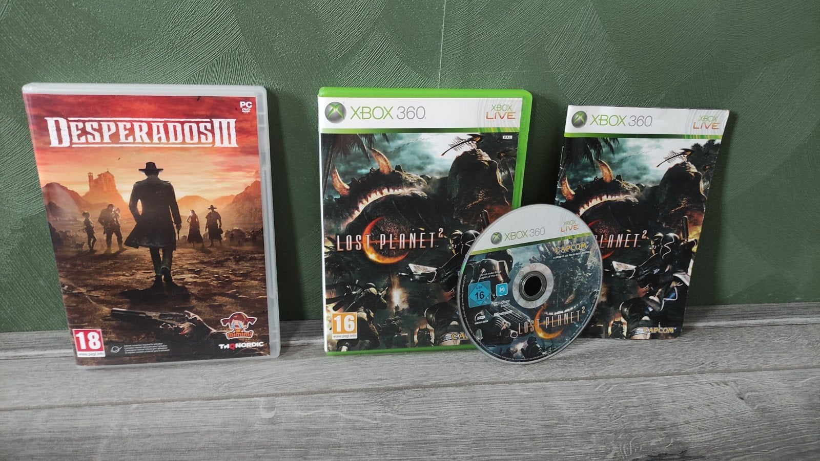 Lost Planet 2 xbox 360 en gratis desperados 3 pc game, 3 spelers of meer, Ophalen of Verzenden, Zo goed als nieuw, Vanaf 3 jaar