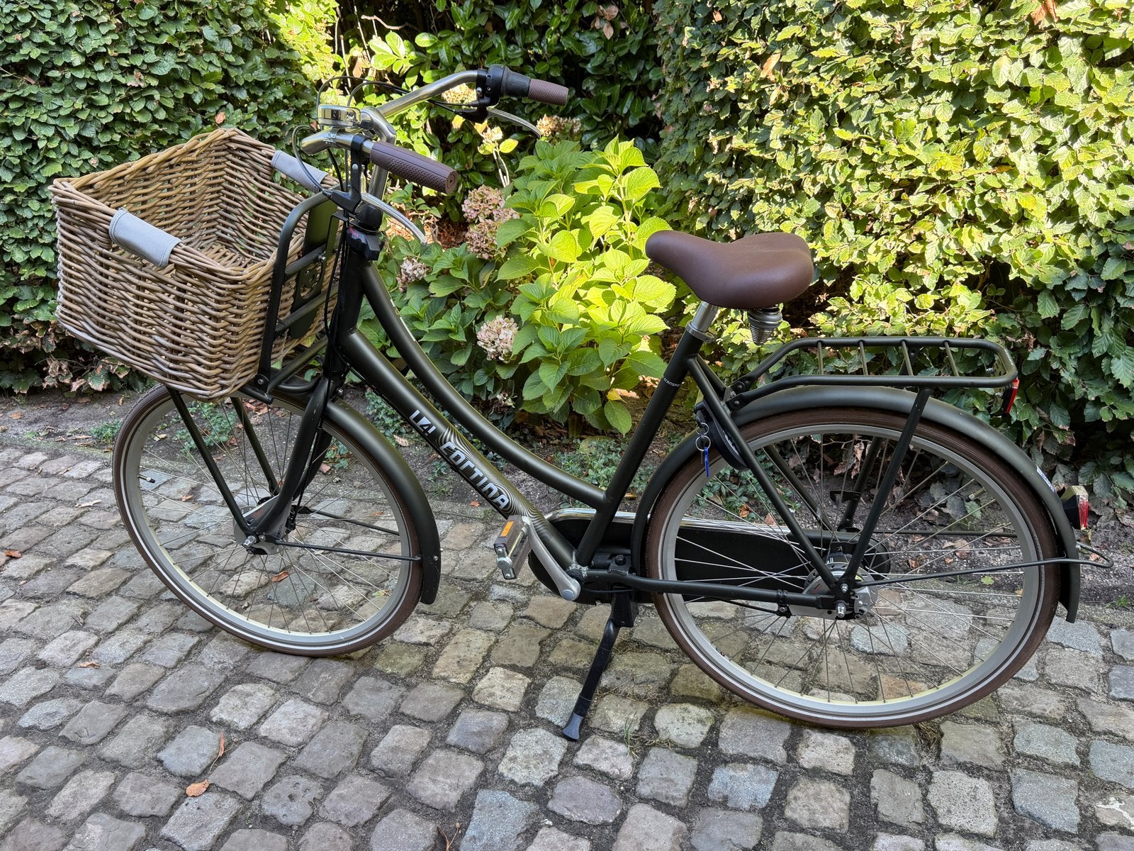 Cortina U4 Transport Damesfiets 57cm, 7 versnellingen, Versnellingen, 56 cm of meer, Zo goed als nieuw, Trommelrem