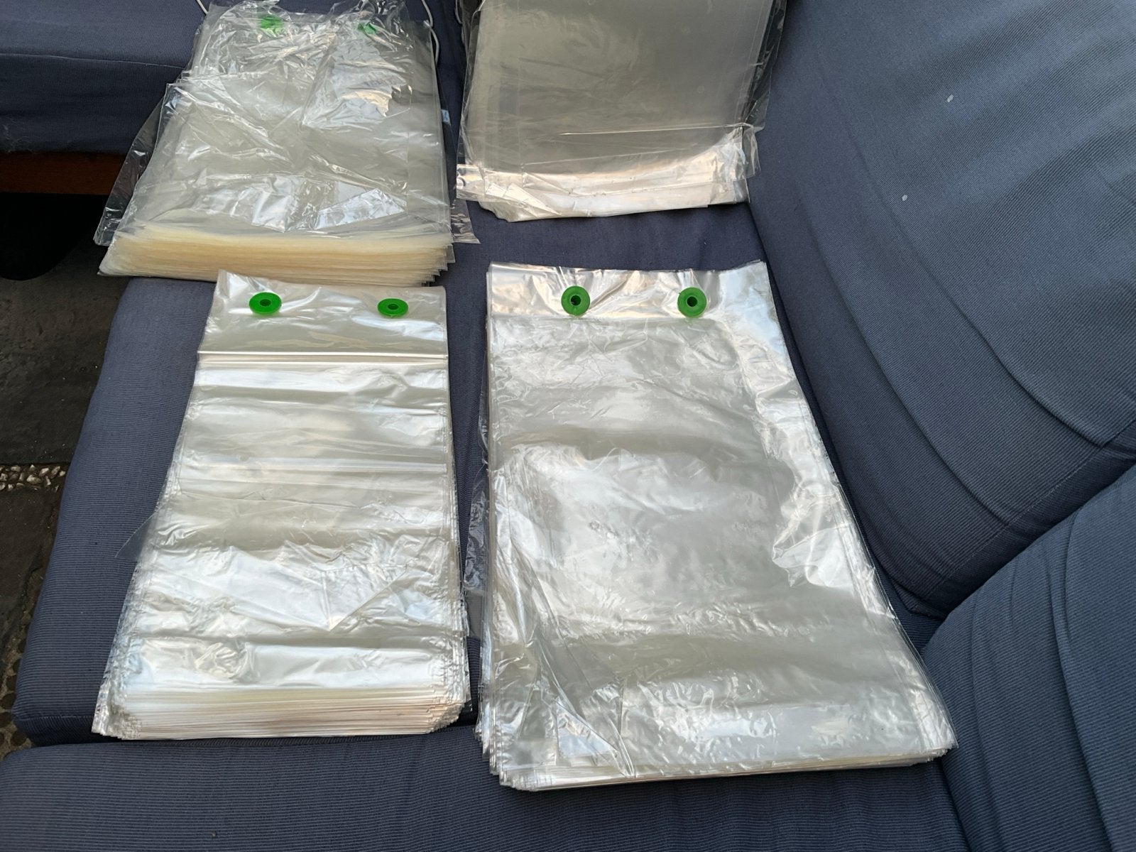 Transparante plastic zakken met ventilatiegaten, Ophalen of Verzenden