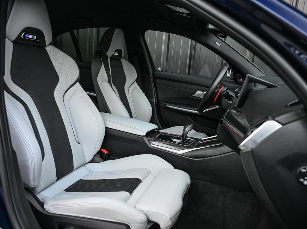 BMW 3-serie M3 xDrive Competition | Carbon | Laser Light | 3, Auto's, BMW, Automaat, Gebruikt, Euro 6, Blauw