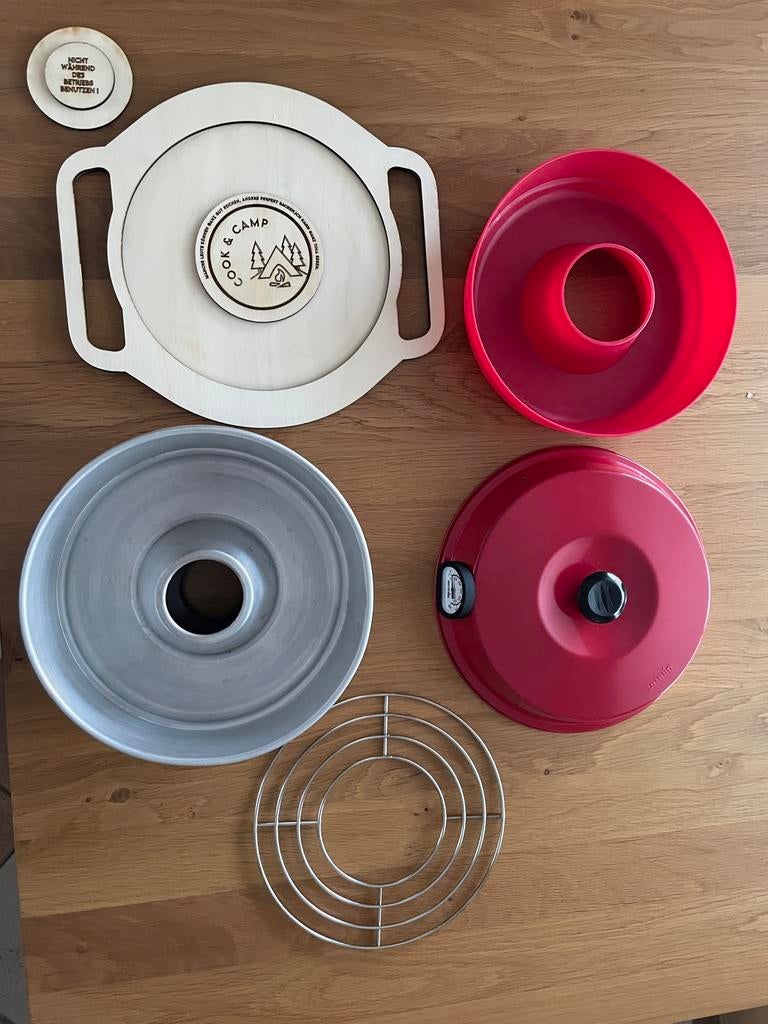 Omnia Camping Oven met accessoires - Zo goed als nieuw, Ophalen, Zo goed als nieuw