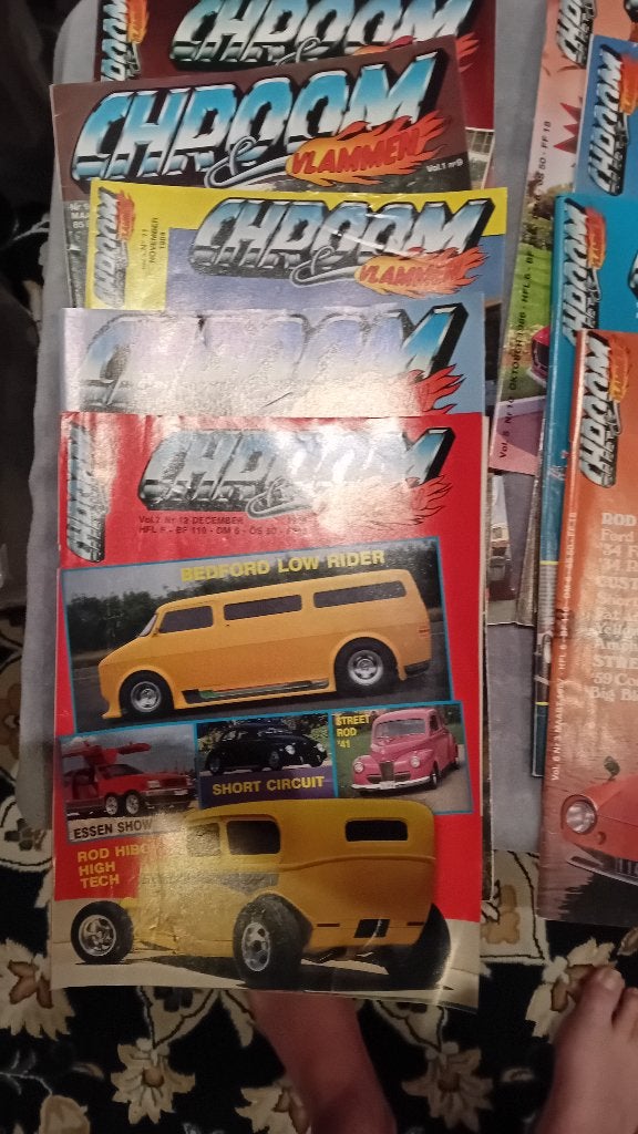 Hot Rod magazine ,, Chroom & Vlammen" jaren 80, Ophalen of Verzenden