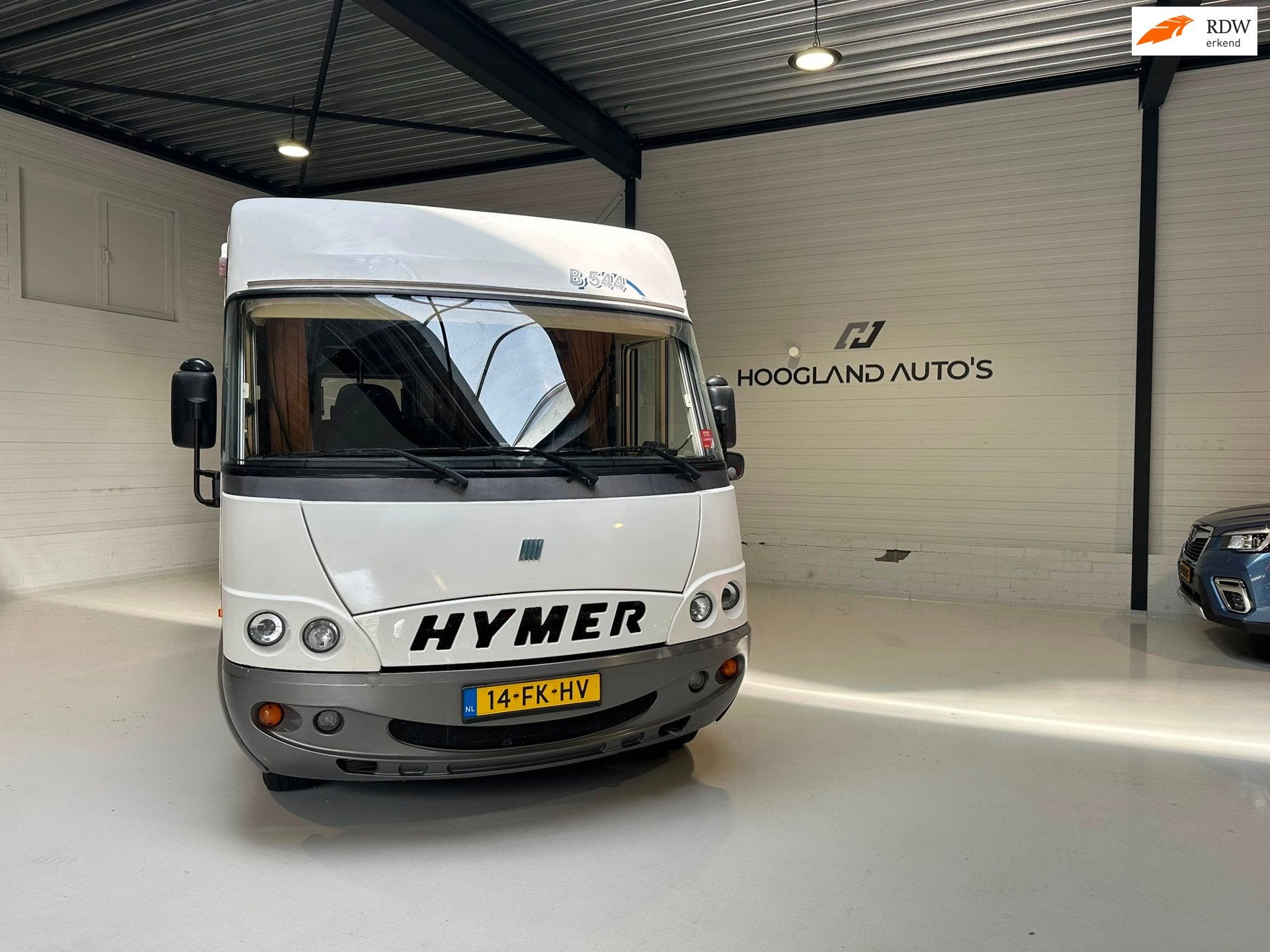Hymer Eriba B 544 AAAC14C Zonnepanelen/Luifel TOPSTAAT, Caravans en Kamperen, Campers, Bedrijf, Hymer, Luifel, Handgeschakeld