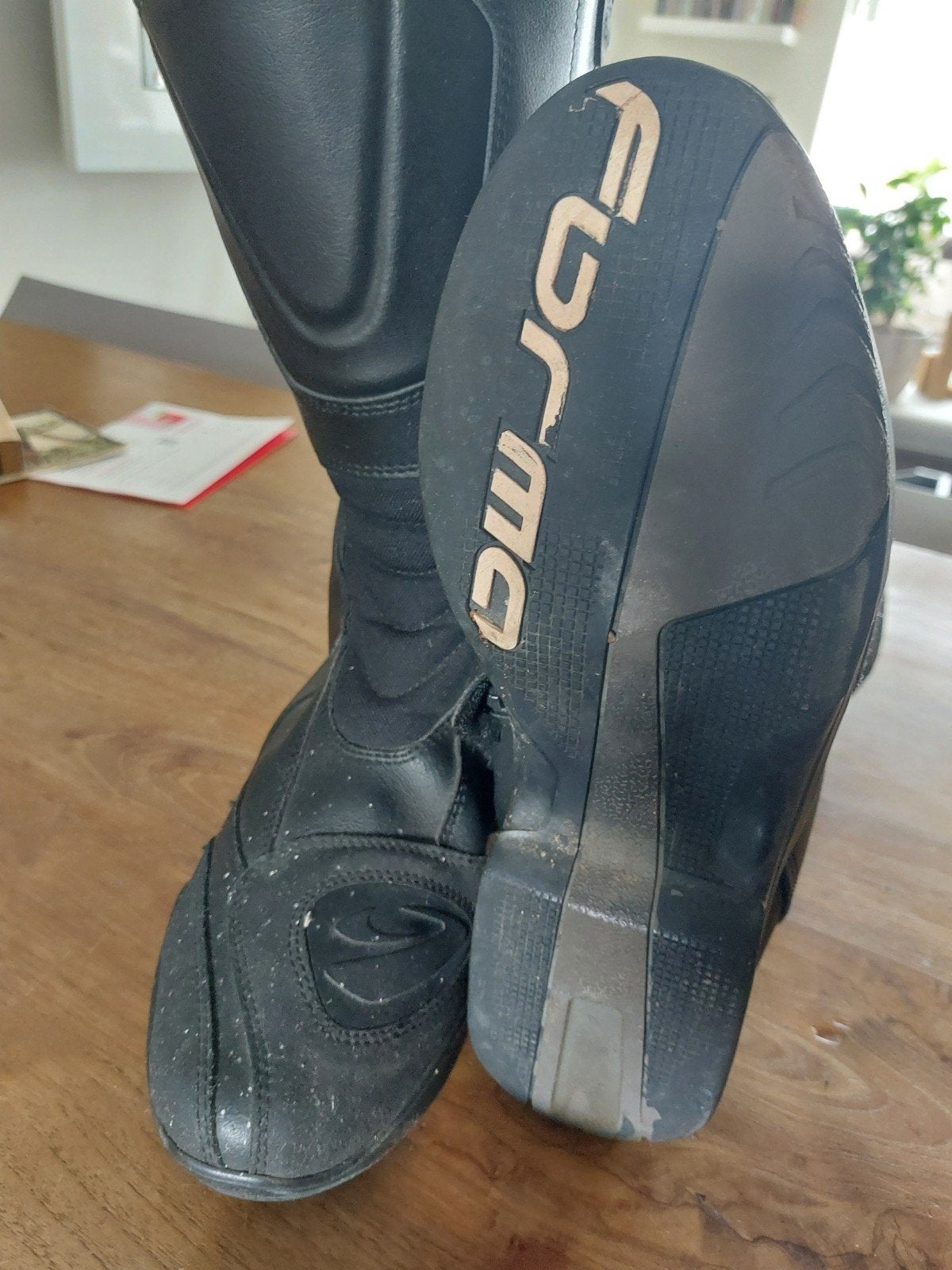 Motorlaarzen en handschoenen set, Motoren, Kleding | Motorkleding, Ophalen of Verzenden, Handschoenen, Tweedehands, Heren