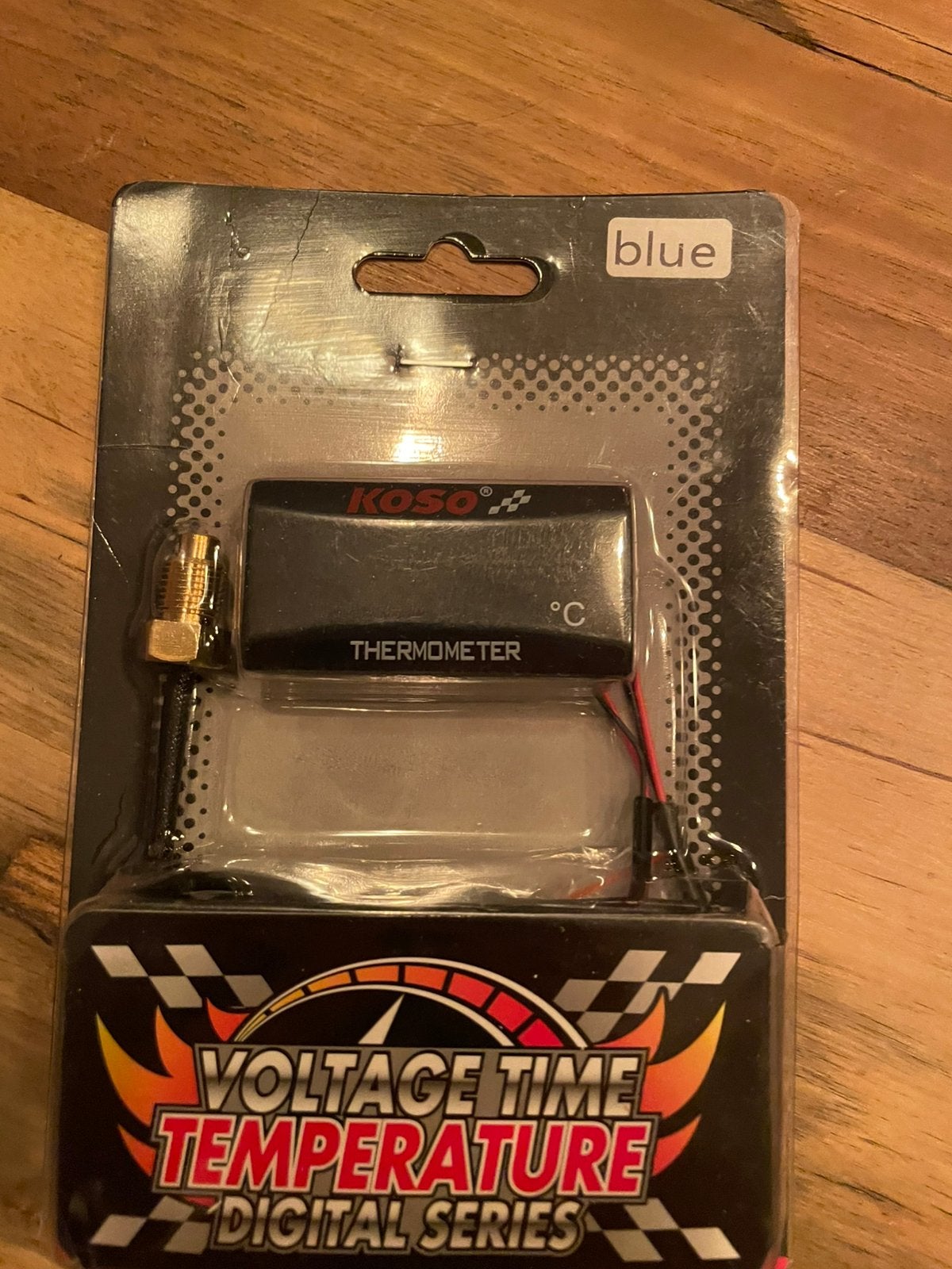 Blauwe Koso temperatuurmeter nieuw 12V!, Ophalen of Verzenden, Nieuw