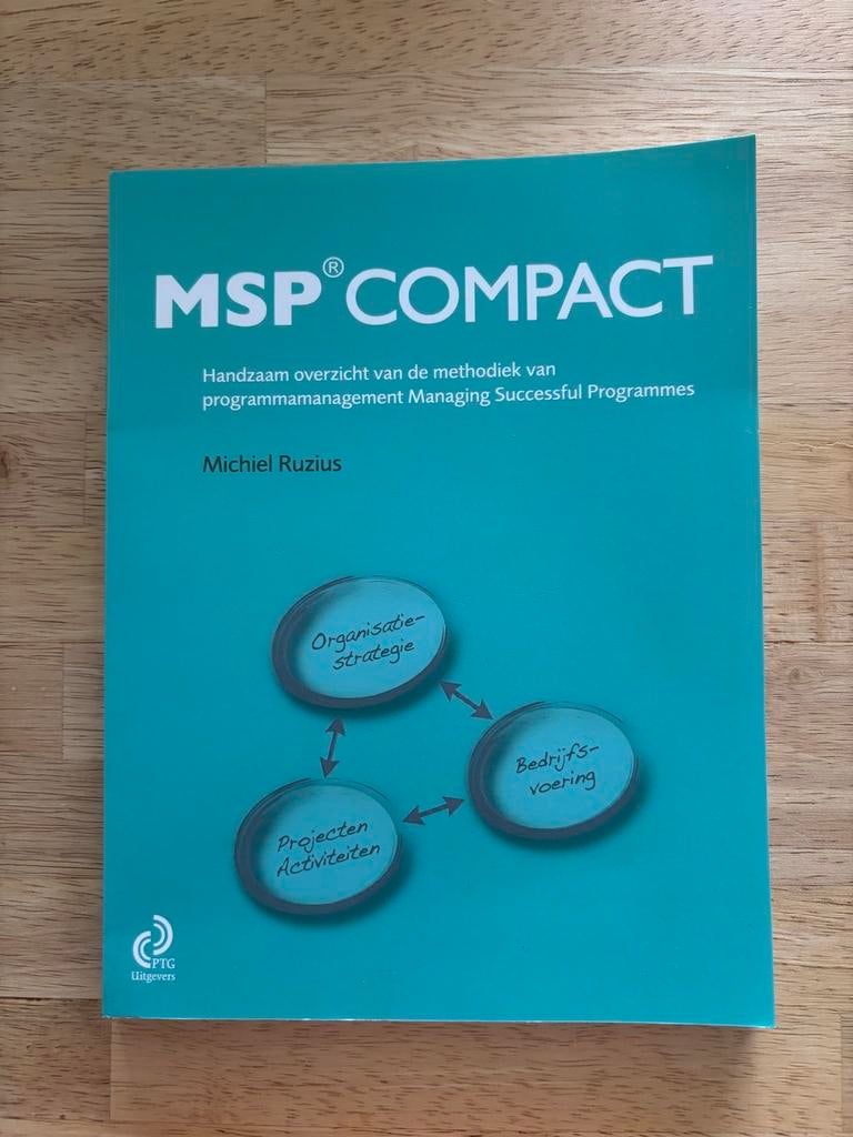 MSP Compact: Handzaam overzicht programmamanagement, Boeken, Ophalen of Verzenden, Zo goed als nieuw, Management