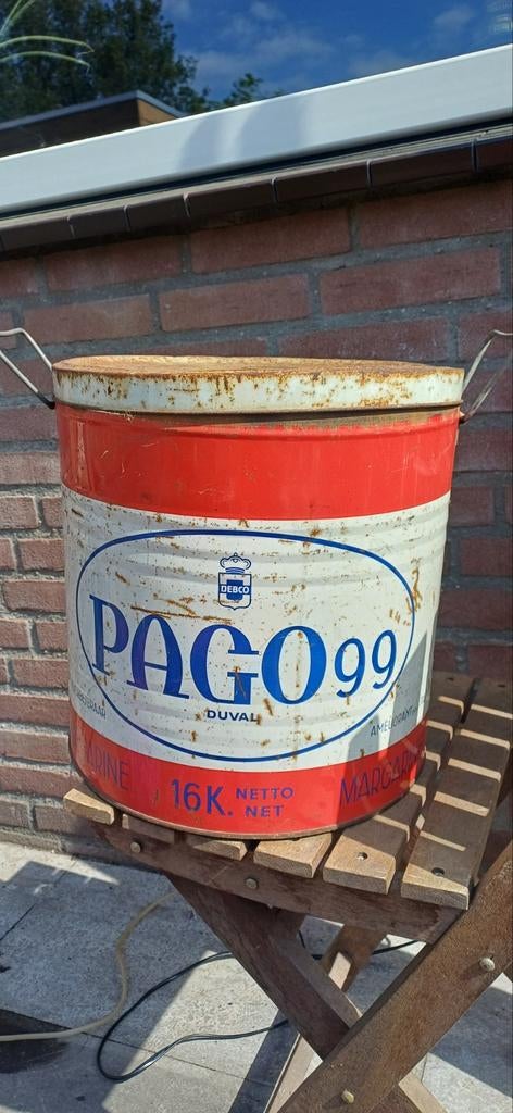 Pago 99 margarine  blik, Ophalen, Overige