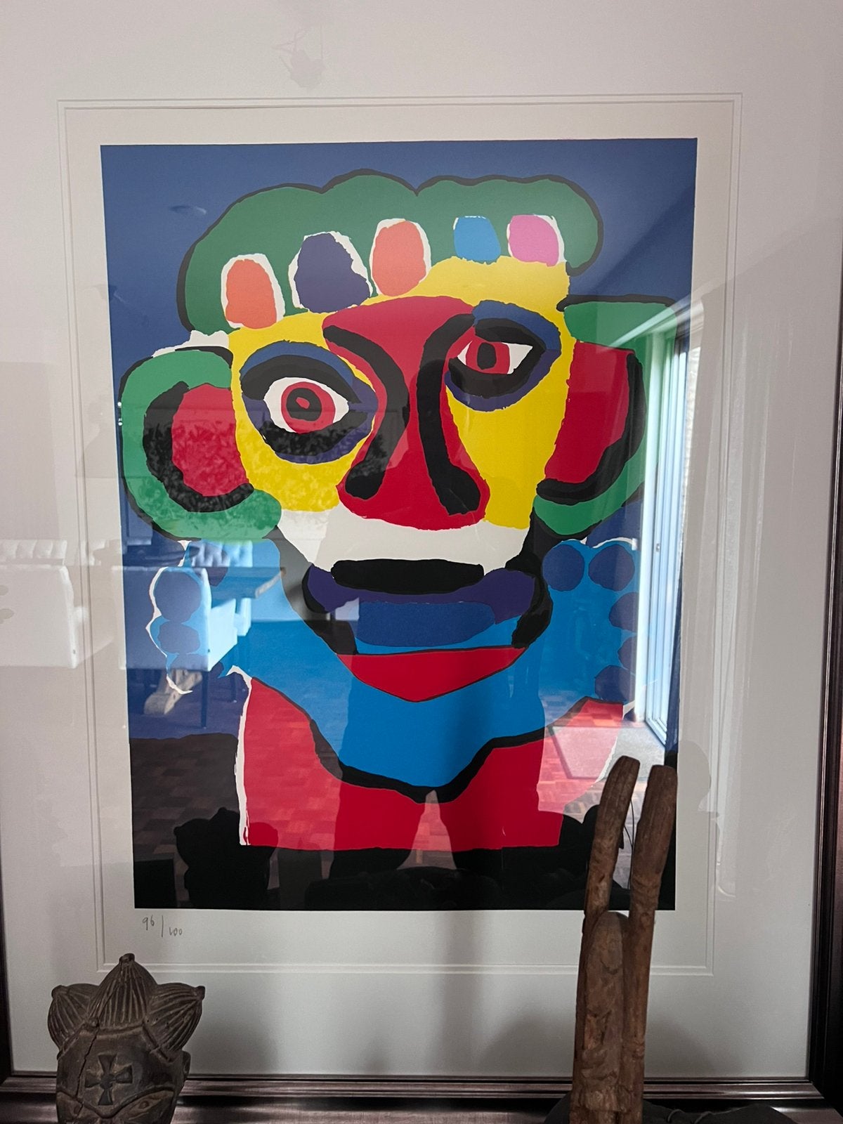 Karel Appel - Clown, Ophalen of Verzenden
