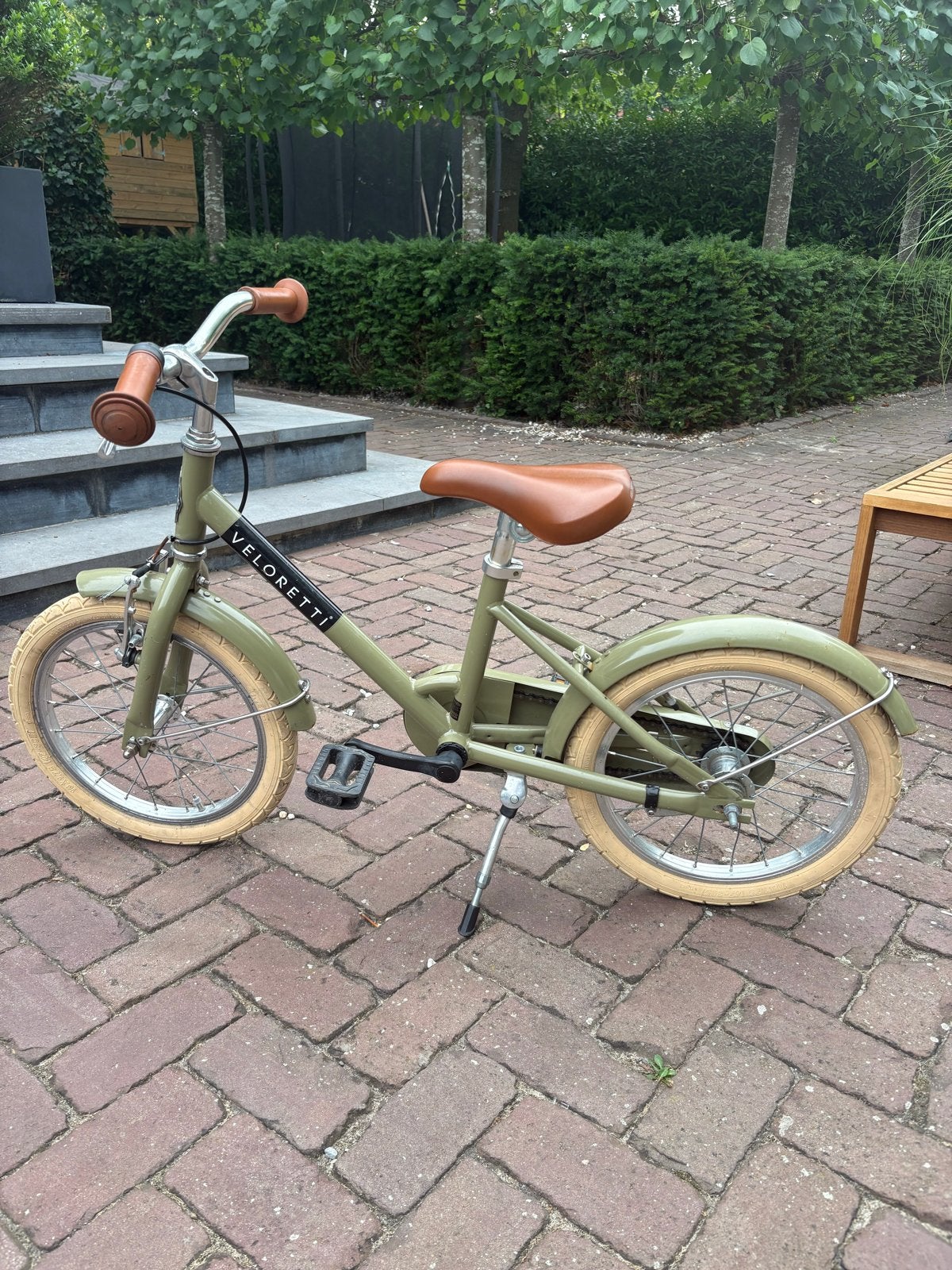 Veloretti Maxi Desert Moss Kinderfiets - Zo goed als nieuw, Fietsen en Brommers, Fietsen | Kinderfietsjes, Ophalen, Zo goed als nieuw