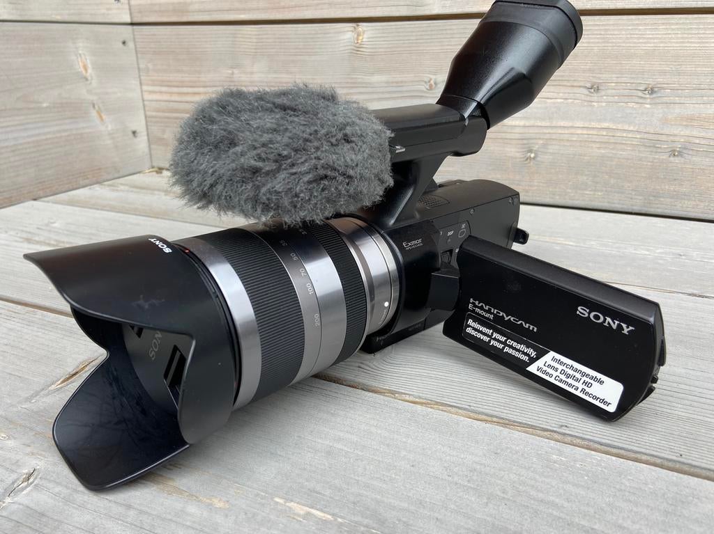 Sony NEX VG10 videocamera, Full HD, Gebruikt, 20x of meer, Ophalen of Verzenden