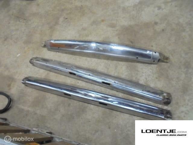 bumper delen bmw 02 voor en achter 1502 1602 1802 2002 et, Gebruikt, Ophalen of Verzenden, Achter, Bumper