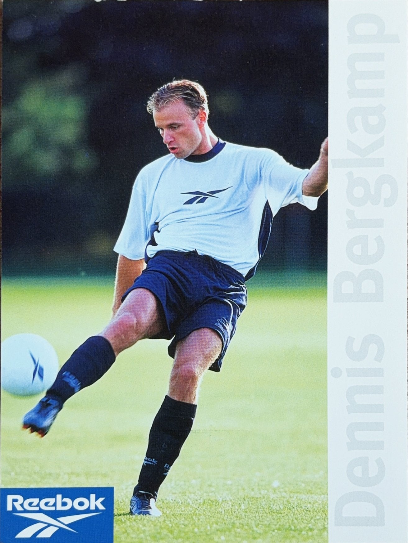 Spelerskaart Dennis Bergkamp - AFC Ajax Amsterdam - Arsenal, Verzenden, Zo goed als nieuw, Ajax, Spelerskaart