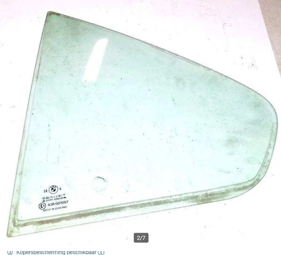 Auto items bmw 320i 1992 ruit glas zij raam bobine lampen, Ophalen of Verzenden, Gevelraam of Ruit, 160 cm of meer