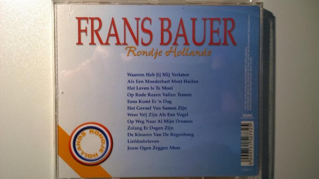 Frans Bauer - Rondje Hollands, Ophalen of Verzenden, Zo goed als nieuw, Levenslied of Smartlap