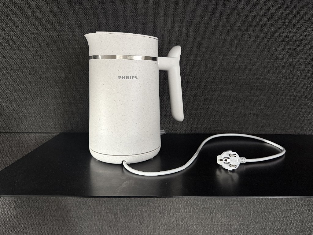 Waterkoker Philips HD9365 1,7L crème, nauwelijks gebruikt, Witgoed en Apparatuur, 1 tot 2 liter, Ophalen, Zo goed als nieuw, Rvs