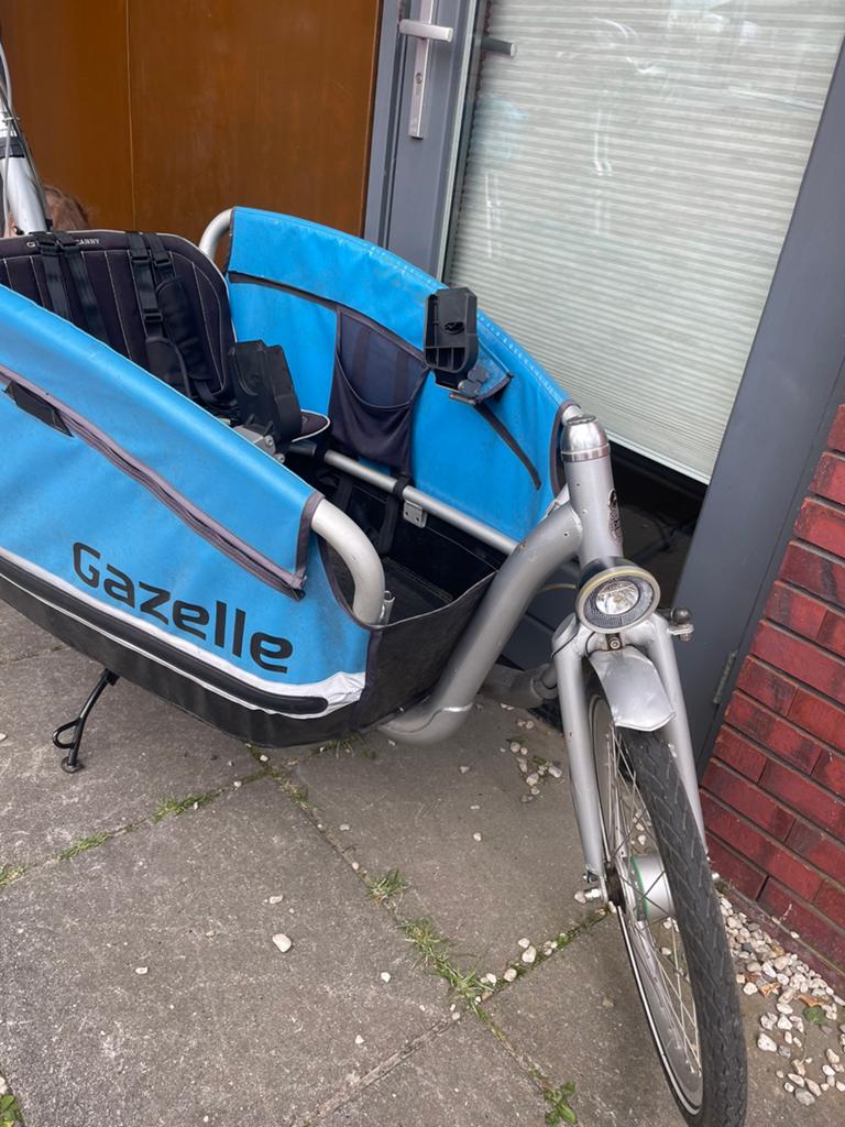 Gazelle cabby, Ophalen, Gebruikt, 3 kinderen, Huif