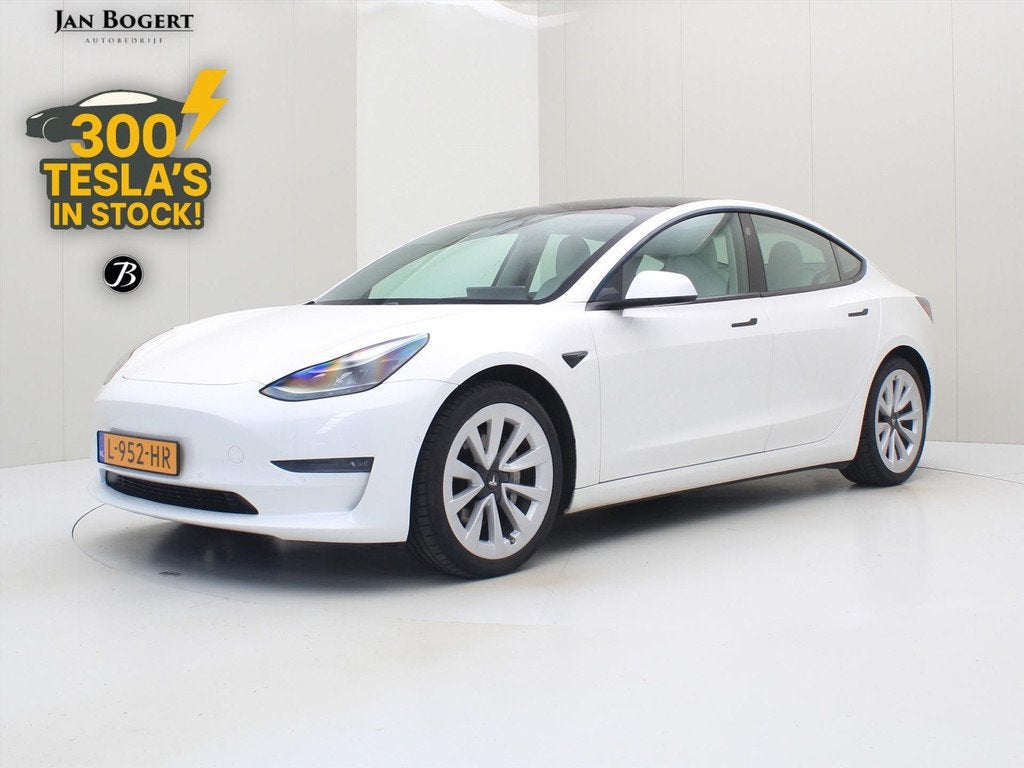 Tesla Model 3 Standard RWD Plus FACELIFT 89% SoH [ WIT LEDER, Auto's, Automaat, Gebruikt, Wit, Origineel Nederlands