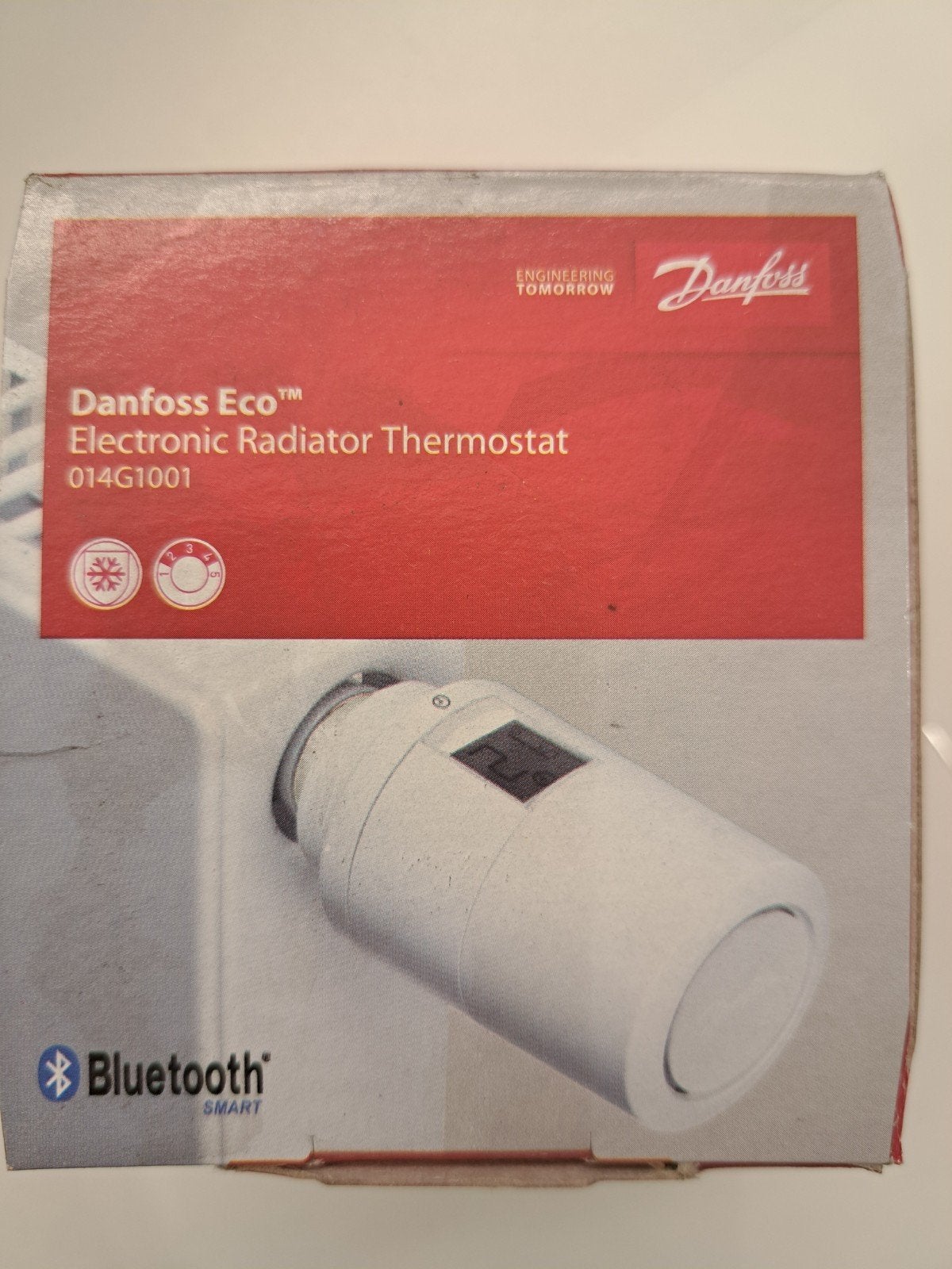 Danfoss Eco Bluetooth Radiator Thermostaat 014G1001, Ophalen of Verzenden, Slimme thermostaat, Nieuw