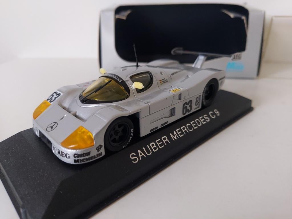 Max Models 1000 Sauber Mercedes-Benz C-9 Le Mans # 63, Ophalen of Verzenden, Zo goed als nieuw, Auto, Overige merken