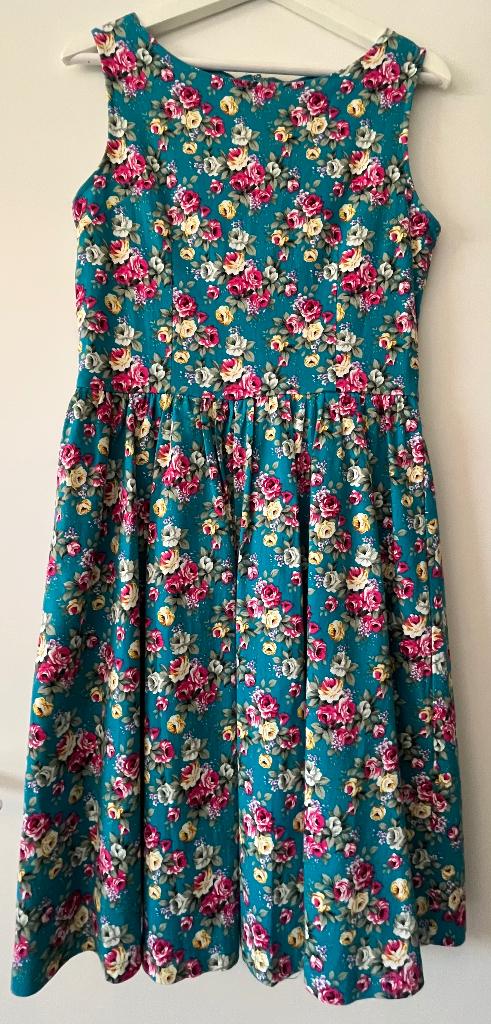 LINDY BOP gevoerde jurk turqois L NIEUW, Kleding | Dames, Overige kleuren, Maat 42/44 (L), Nieuw, Ophalen of Verzenden