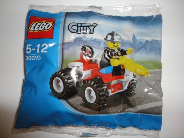 Nieuw Lego City Brandweerman met auto 30010, City, Lego, Nieuw, Ophalen of Verzenden