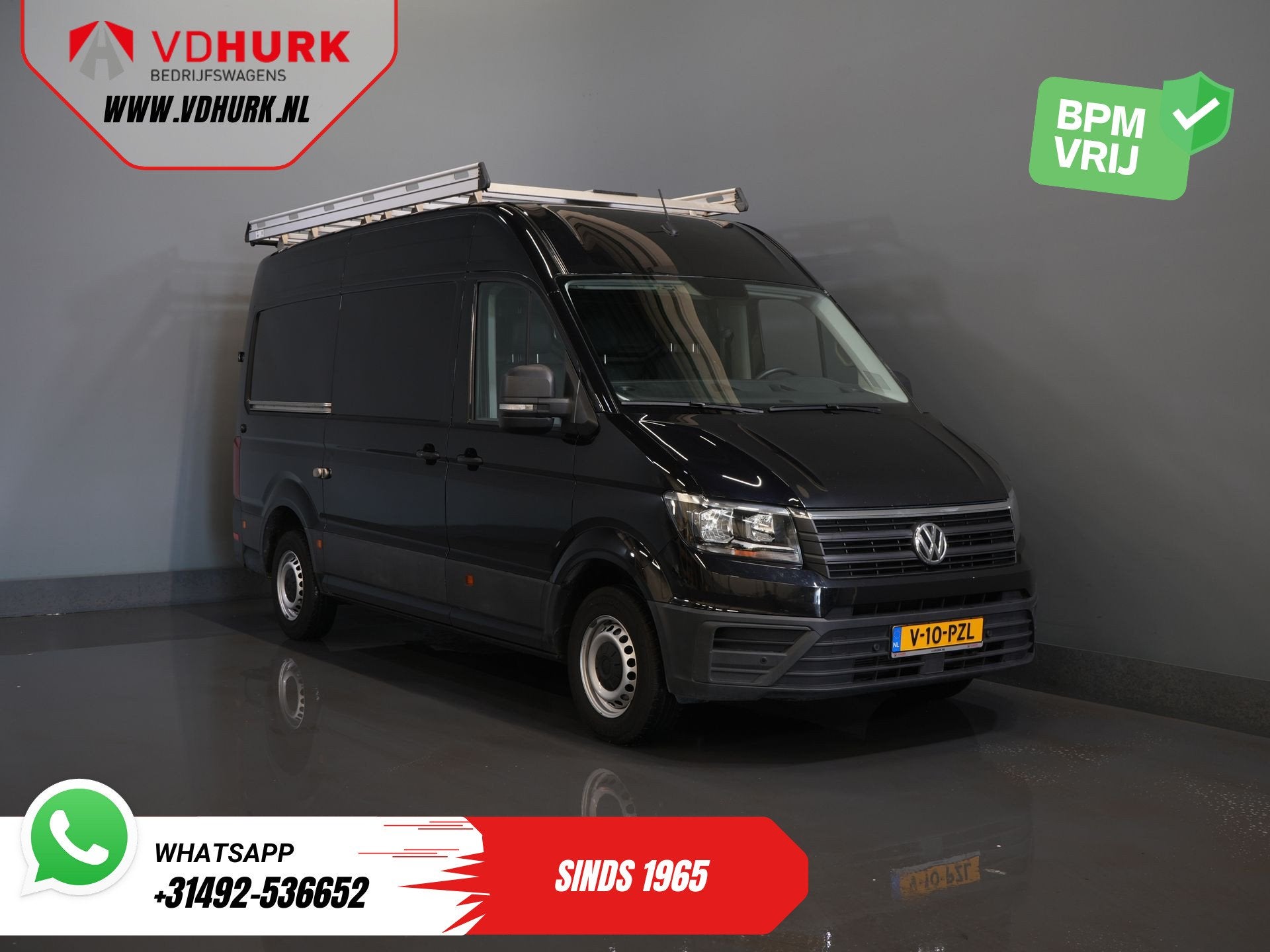 Volkswagen Crafter 35 2.0 TDI 180 pk DSG Aut. L3H3 Imperiaal, Gebruikt, 4 cilinders, Volkswagen, Zwart