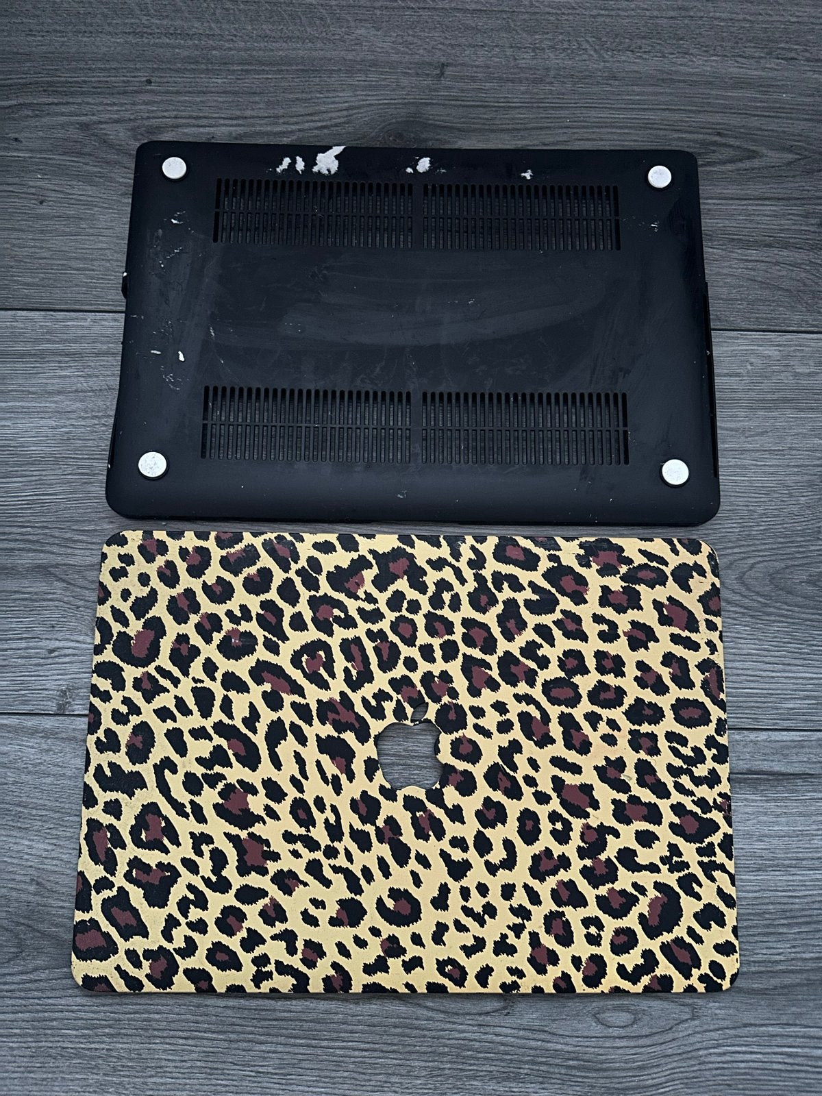 MacBook hoes met luipaardprint - 13 inch, Computers en Software, Apple Macbooks, Ophalen of Verzenden, Gebruikt, 13 inch, MacBook