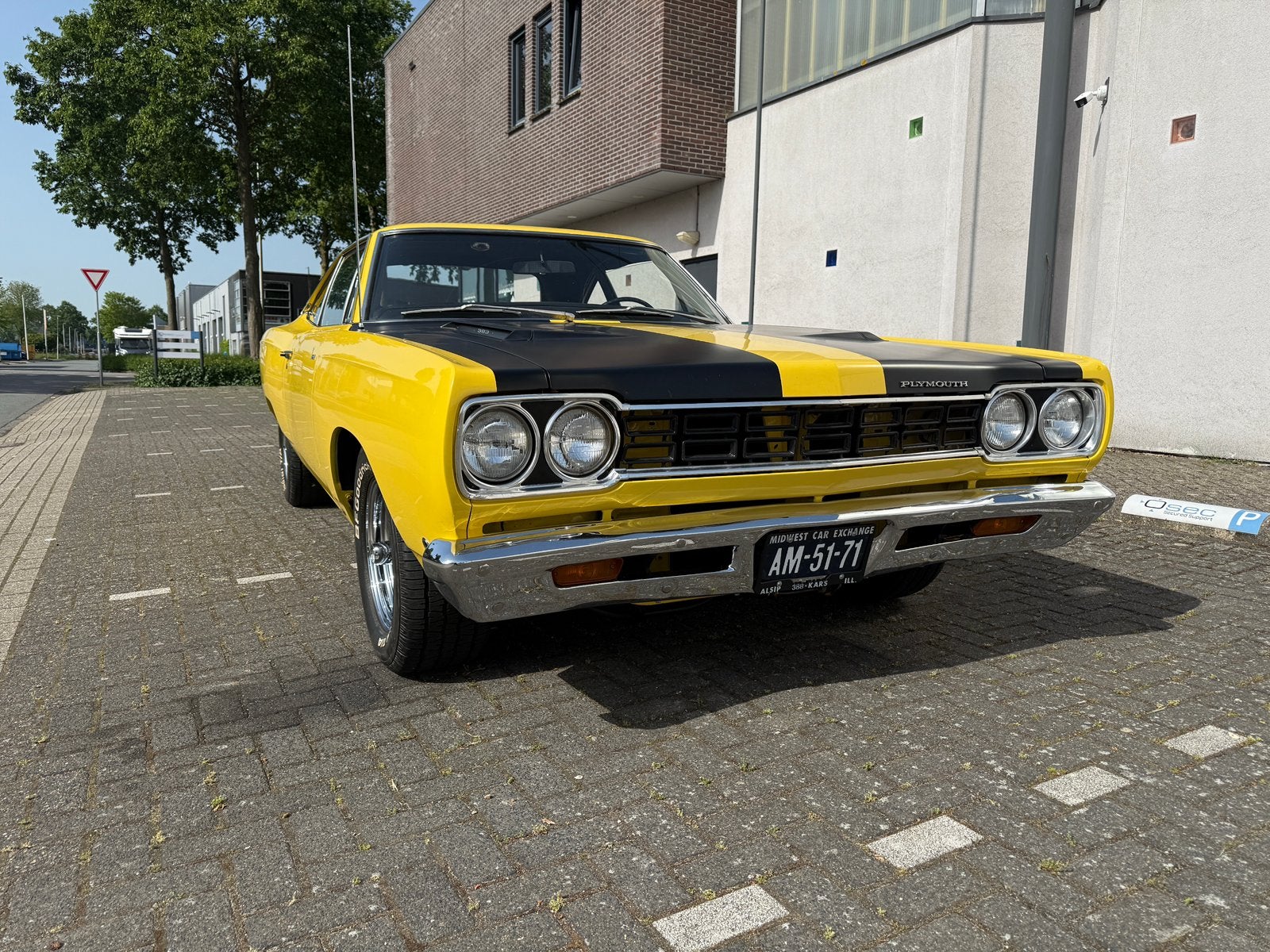 PLYMOUTH ROADRUNNER ‘68  383 CUI   FOUR ON THE FLOOR, Auto's, Oldtimers, Particulier, Plymouth, Benzine, Coupé, Handgeschakeld
