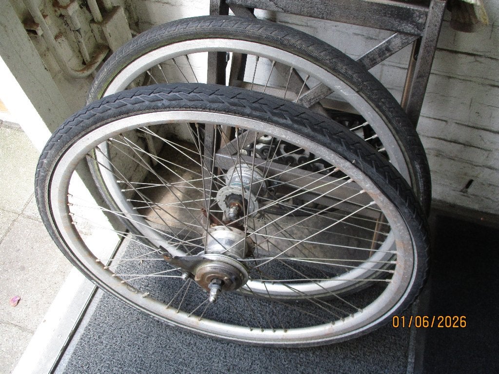 complete wielset nexus 7v   28 inch, Fietsen en Brommers, Fietsonderdelen, Gebruikt, Aluminium, Stadsfiets, Ophalen