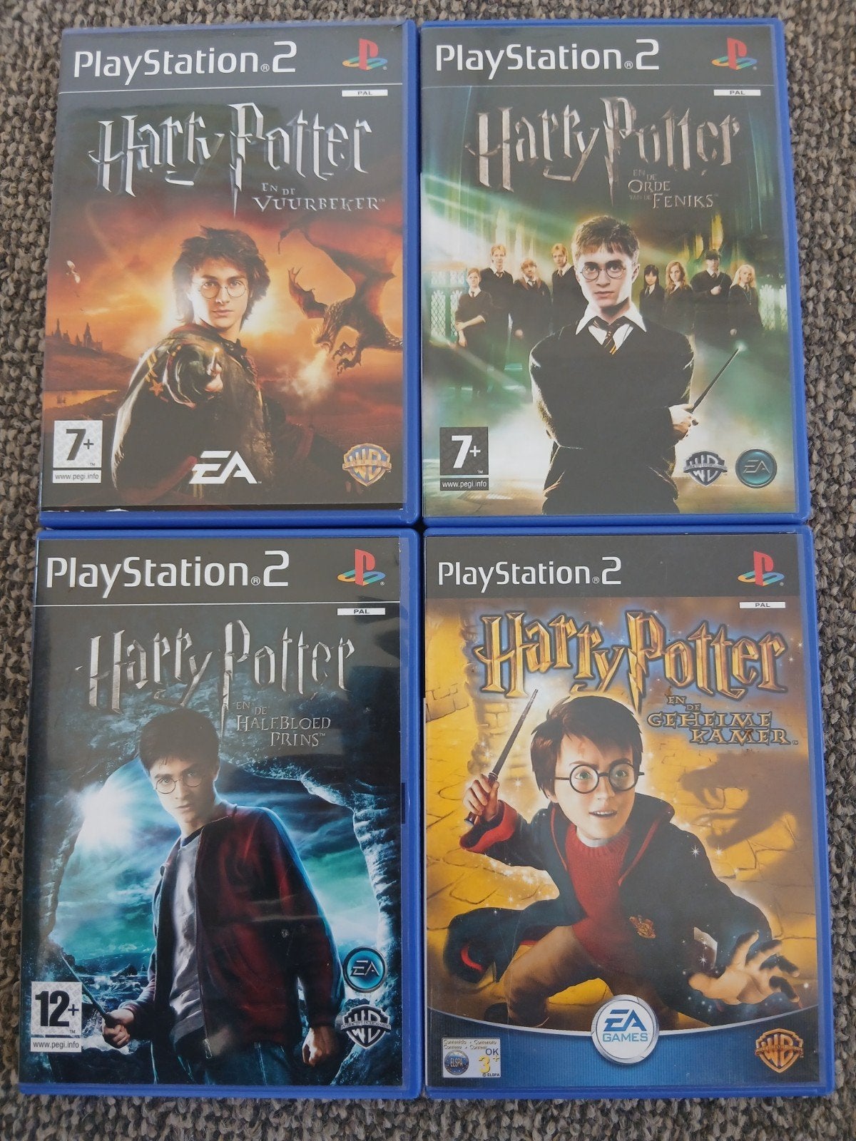 4 Harry Potter games, Spelcomputers en Games, Games | Sony PlayStation 2, Avontuur en Actie, 1 speler, Ophalen of Verzenden, Zo goed als nieuw