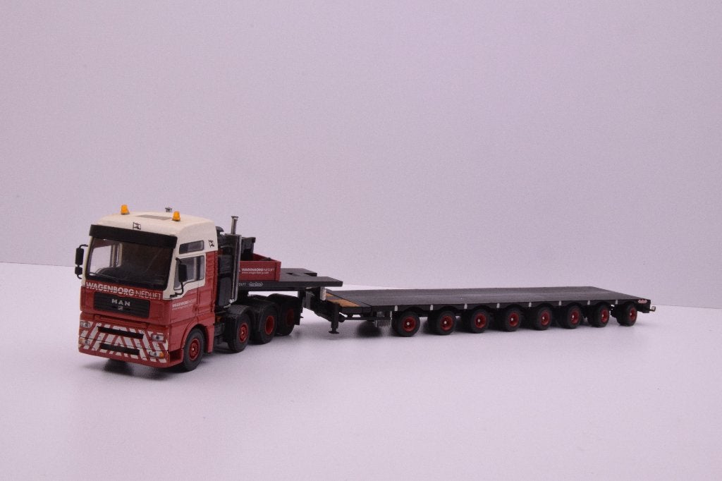 MAN TGX  '' Wagenborg Nedlift ''  Lion Car 1/50, Hobby en Vrije tijd, Modelauto's | 1:50, Ophalen of Verzenden, Gebruikt, Bus of Vrachtwagen