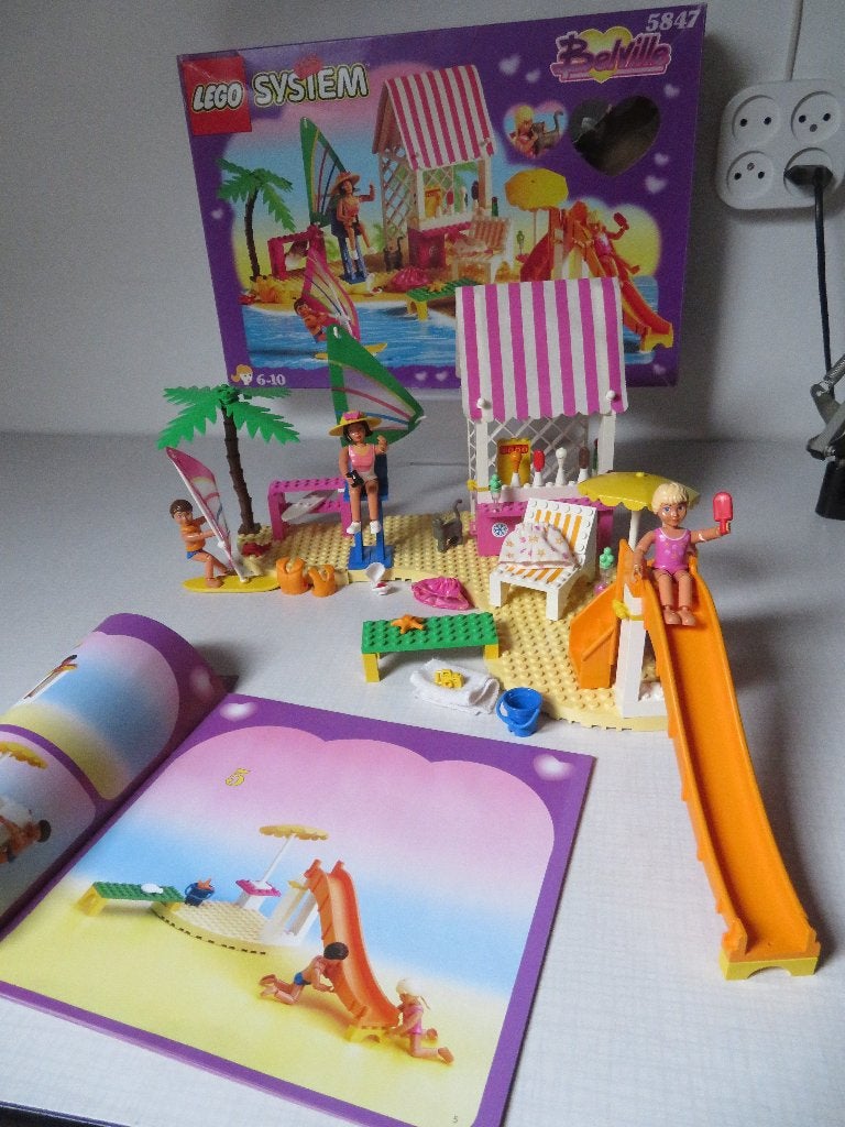 Lego Belville Surfer’s Paradise/ Paradijs van de Surfer 5847, Lego, Inclusief accessoires, Ophalen of Verzenden, Zo goed als nieuw