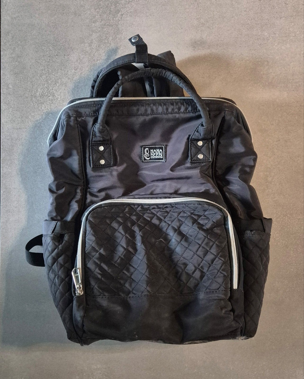 Nana Beebi Luiertas Rugzak Zwart, Ophalen, Gebruikt, Rugzak, Extra vakken