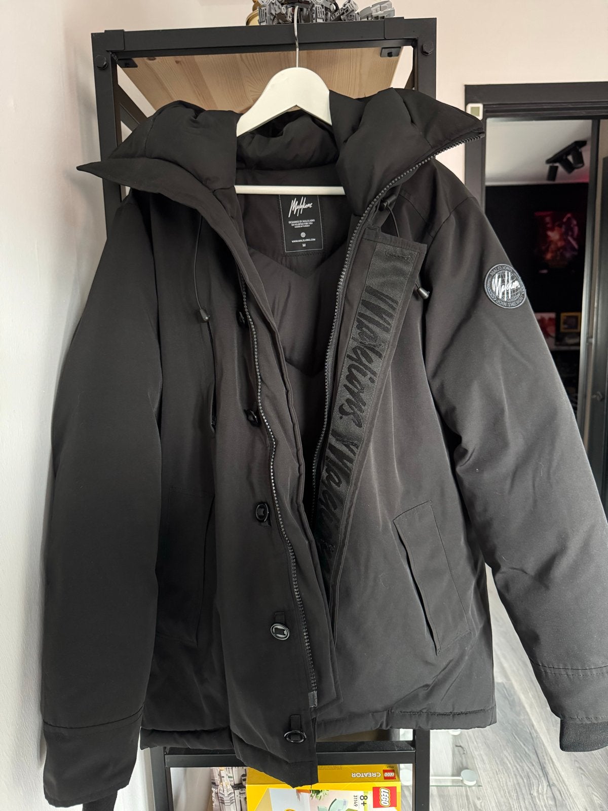 Malelions winterjas maat M - Zo goed als nieuw, Ophalen of Verzenden, Zo goed als nieuw, Maat 48/50 (M), Zwart