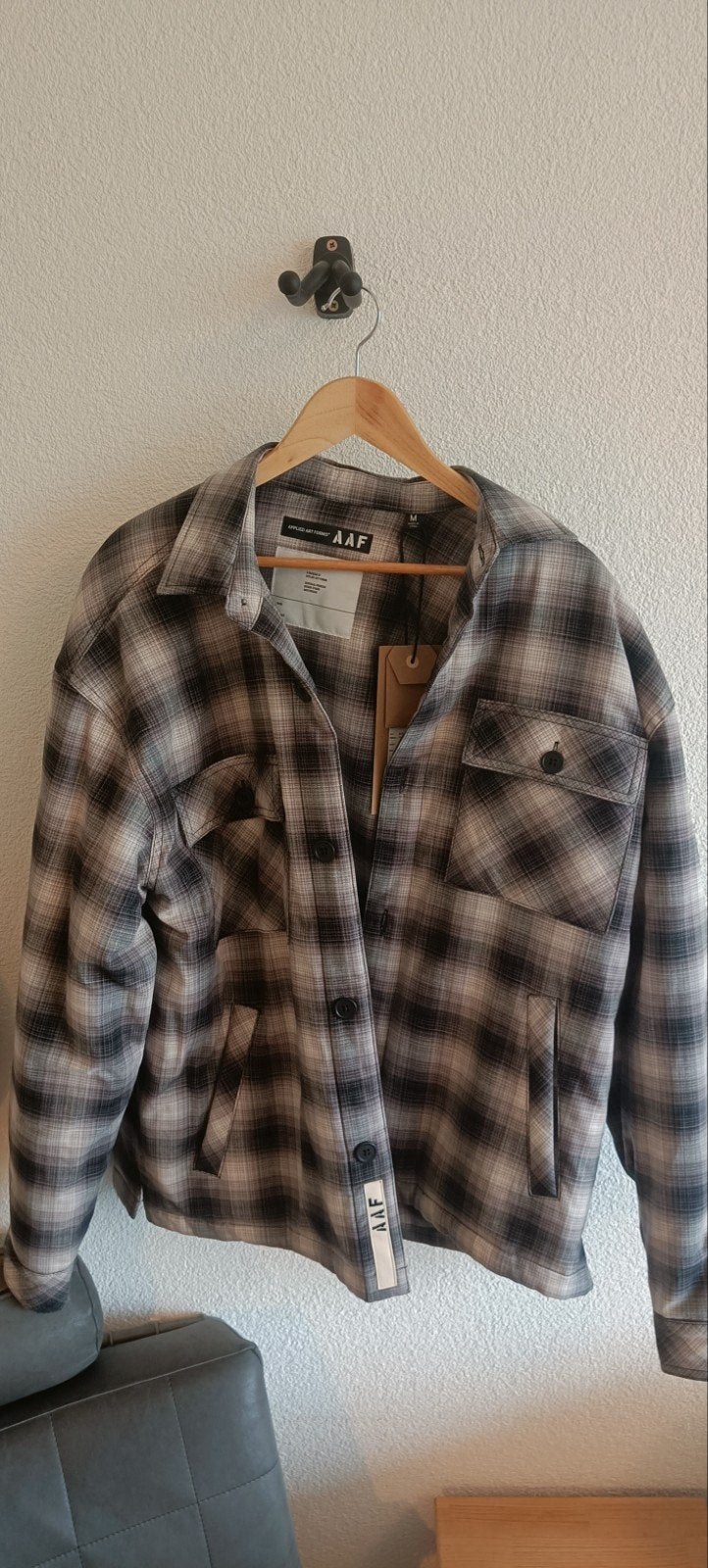 Applied Art Forms Check Jacket Maat M - Nieuwstaat, Ophalen of Verzenden, Meerkleurig, Maat 48/50 (M), Applied Art Forms