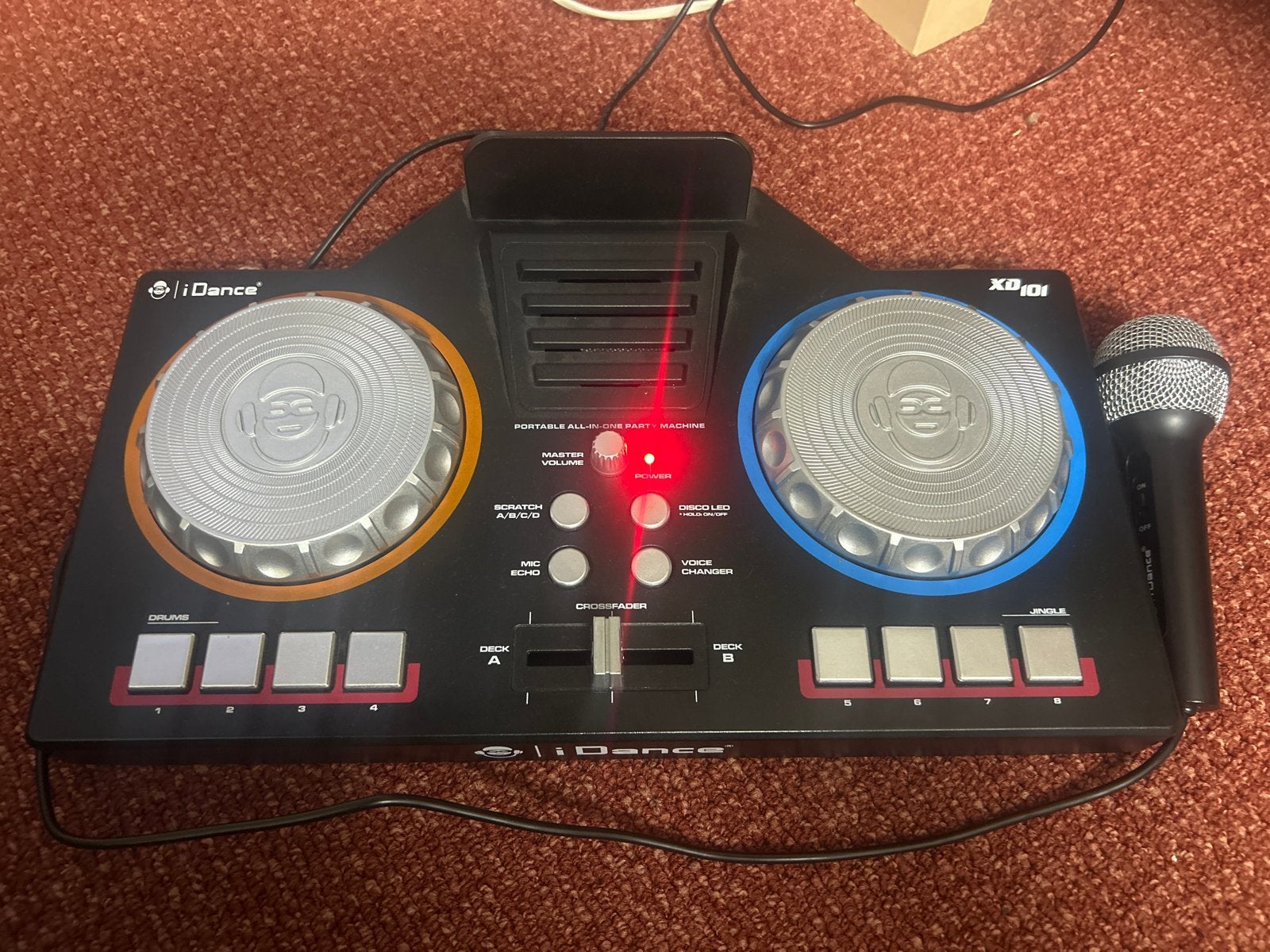 iDance XD101 Draaitafel met Microfoon, Ophalen, Zo goed als nieuw, Dj-set, Overige merken