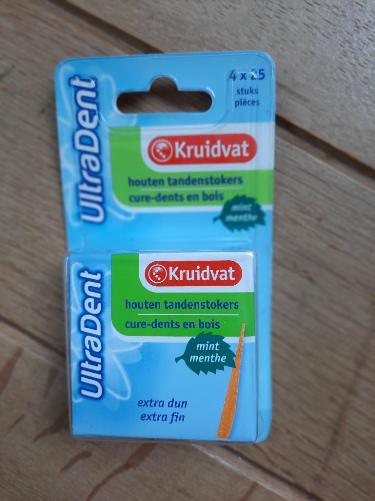 Kruidvat Ultradent Mint Houten Tandenstokers, Ophalen of Verzenden, Nieuw, Overige typen