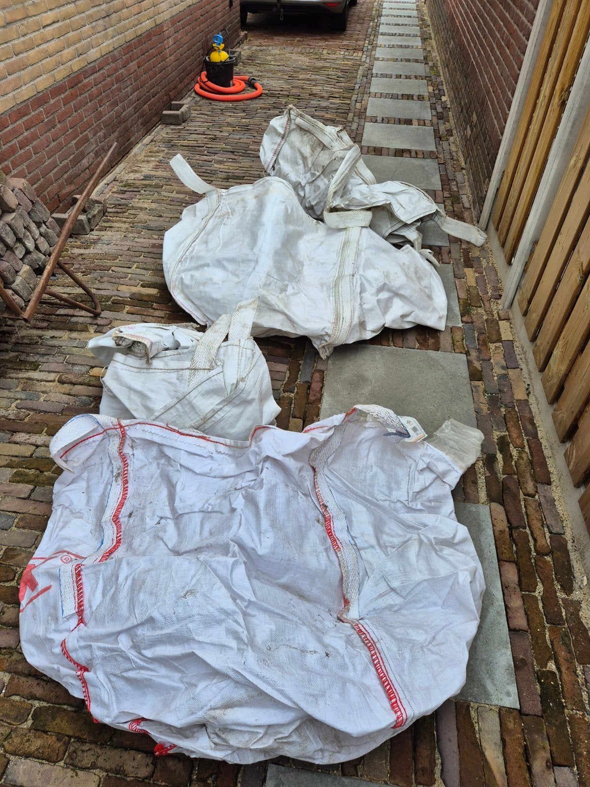 Gebruikte Big Bags - Ideaal voor bouwafval of tuinafval, Ophalen, Gebruikt