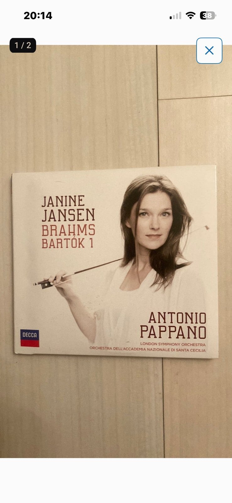 Janine Jansen 2-cd - Brahms bartok.1 (2e cd best of), Cd's en Dvd's, Ophalen of Verzenden, Romantiek, Zo goed als nieuw, Overige typen