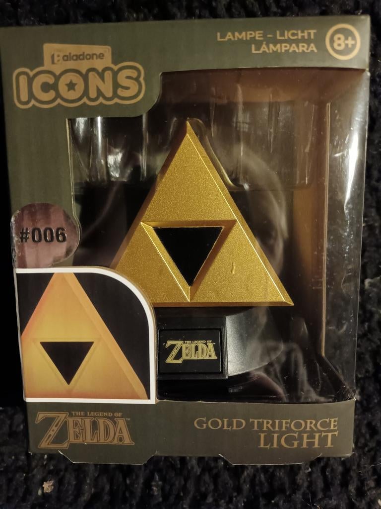 The Legend of Zelda Gold Triforce Licht - Nieuw, Ophalen of Verzenden, Nieuw