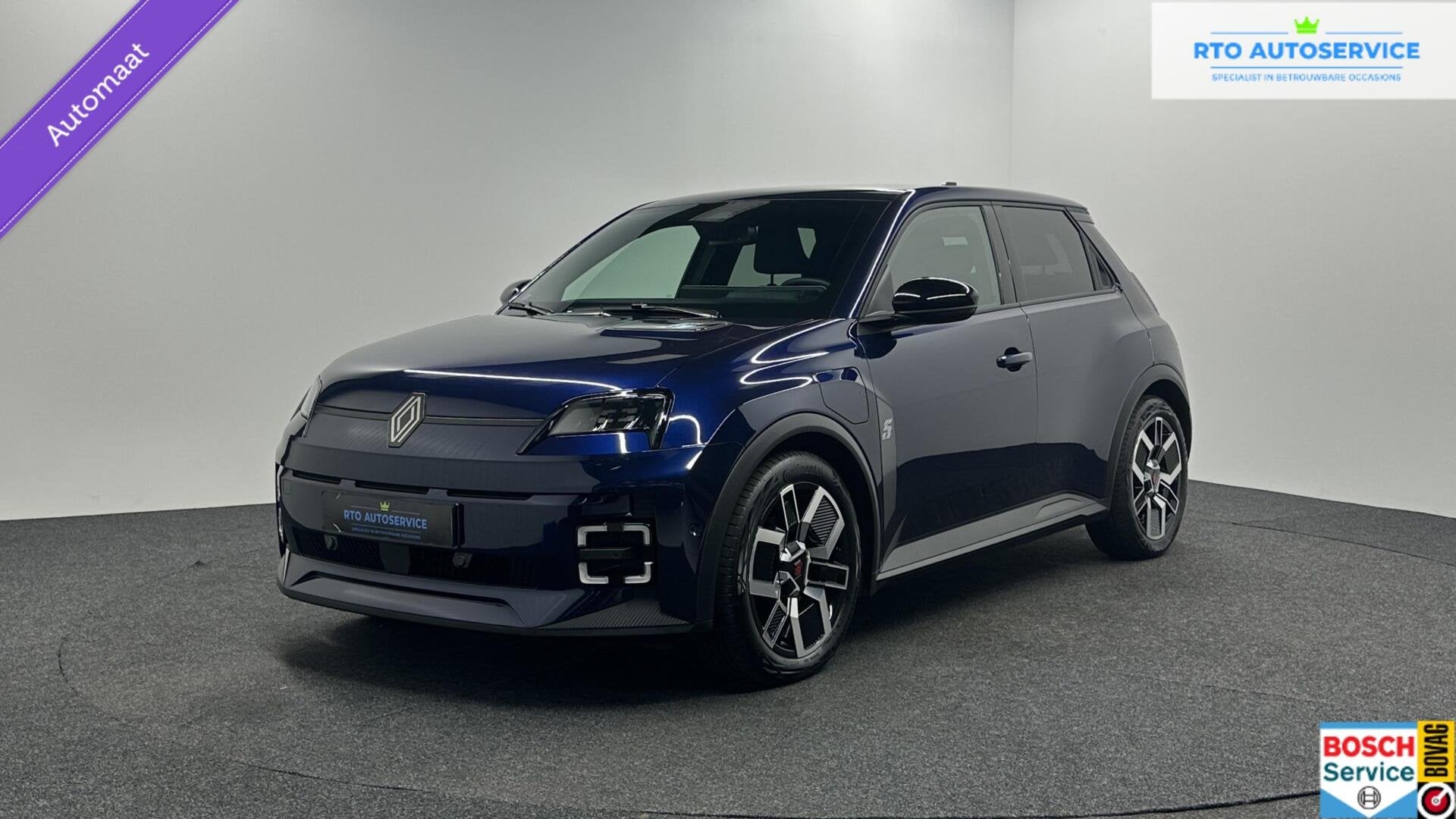 Renault 5 comfort range techno 52 kWh CAMERA CARPLAY ADAPTIE, Auto's, Blauw, Leder en Stof, Origineel Nederlands, Grijs