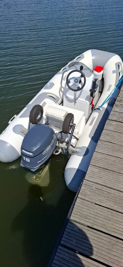 Zodiac 310 RIB met trailer, Watersport en Boten, Rubberboten, Gebruikt, 15 pk, Zodiac, Schuim