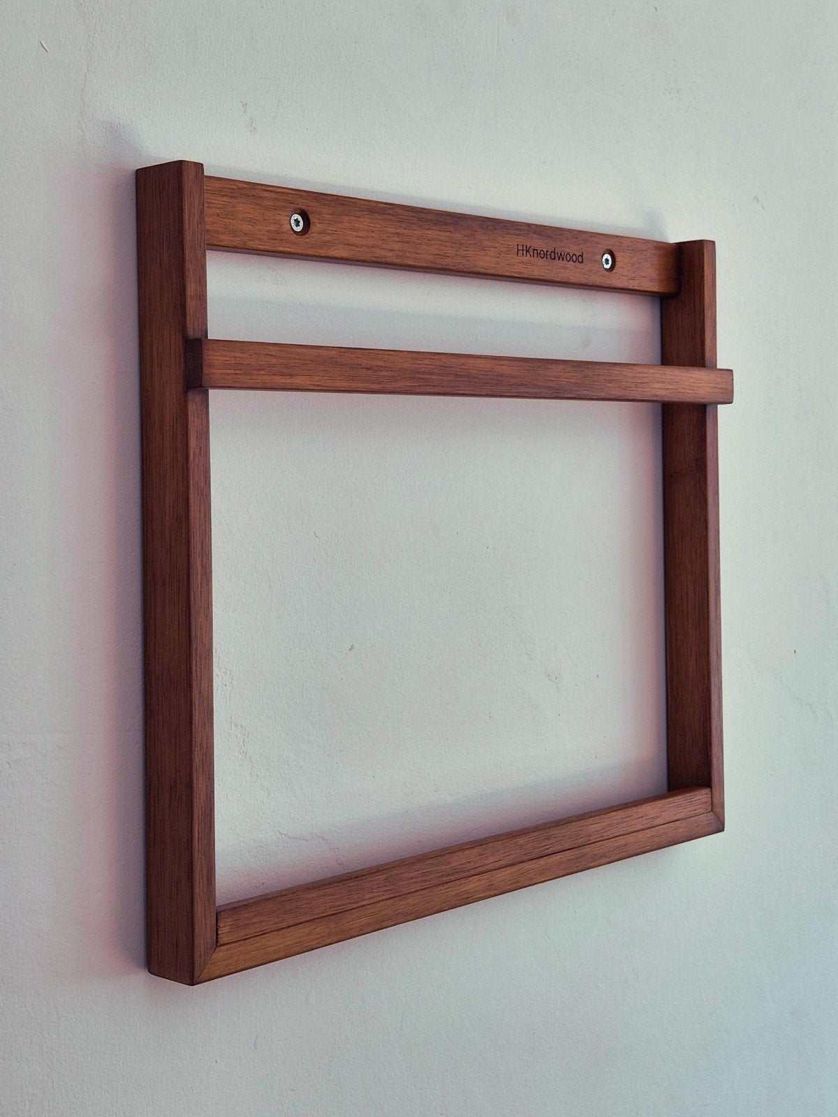 LP houder voor 2 LPs /gatefoldhoes -Vinyl wandlijst hardhout, 30 cm, Hout, Nieuw, Ophalen of Verzenden